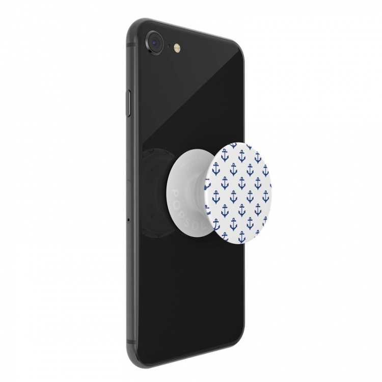 PopSockets Anchors Away White Irrotettava Grip Telinetoiminnolla
