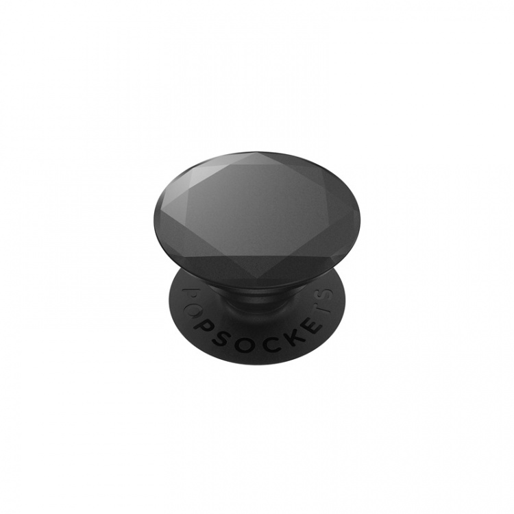 POPSOCKETS Metallic Diamond Black Irrotettava Grip Telinetoiminto Premium