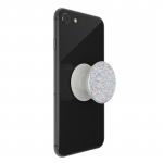 PopSockets Sparkle Snow White Irrotettava Grip Telinetoiminto Premium