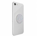 PopSockets Sparkle Snow White Irrotettava Grip Telinetoiminto Premium