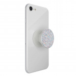 PopSockets Sparkle Snow White Irrotettava Grip Telinetoiminto Premium