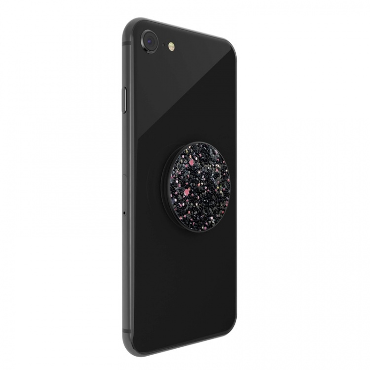 PopSockets Sparkle Black Irrotettava Grip Telinetoiminto Premium