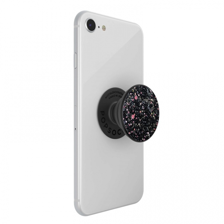 PopSockets Sparkle Black Irrotettava Grip Telinetoiminto Premium
