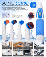 Cenocco Sonic Cleaning Brush 4 harjanpäillä (CC-9060) Cenocco Sonic Cleaning Brush 4 harjanpäillä (CC-9060)