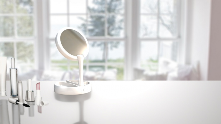 Cenocco kokoontaitettava LED-peili (CC-9050) Cenocco kokoontaitettava LED-peili (CC-9050)