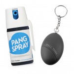 Pangspray Itsepuolustuspakkaus - ja rynnäkköhälytin (musta) Pangspray Itsepuolustuspakkaus - ja rynnäkköhälytin (musta)