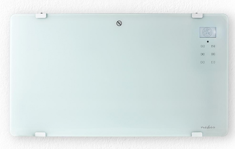 Nedis SmartLife Konvektiolämmitin | Sopii kylpyhuoneeseen | Lasipaneeli | 2000 W | 2 Lämpöasetusta | LED | 15 - 35 °C | Säädettävä termostaatti | Valkoinen Nedis SmartLife Konvektiolämmitin | Sopii kylpyhuoneeseen | Lasipaneeli | 2000 W | 2 Lämpöasetusta | LED | 15 - 35 °C | Säädettävä termostaatti | Valkoinen