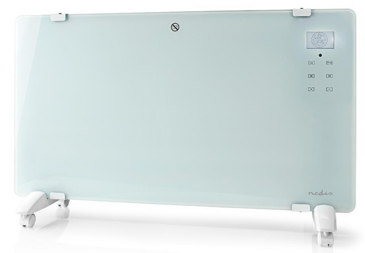 Nedis SmartLife Konvektiolämmitin | Sopii kylpyhuoneeseen | Lasipaneeli | 2000 W | 2 Lämpöasetusta | LED | 15 - 35 °C | Säädettävä termostaatti | Valkoinen Nedis SmartLife Konvektiolämmitin | Sopii kylpyhuoneeseen | Lasipaneeli | 2000 W | 2 Lämpöasetusta | LED | 15 - 35 °C | Säädettävä termostaatti | Valkoinen