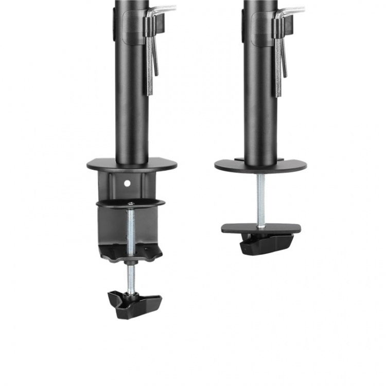 DELTACO GAMING kahden näytön pöytäteline, 13