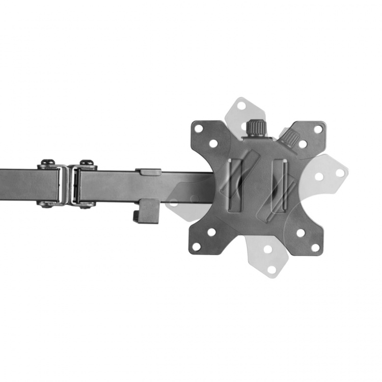 DELTACO GAMING kahden näytön pöytäteline, 13