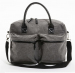 Lord Nelson, kankainen kuriirilaukku, harmaa Lord Nelson, kankainen kuriirilaukku, harmaa