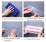 Kylpyhuone/suihkuhylly, sininen