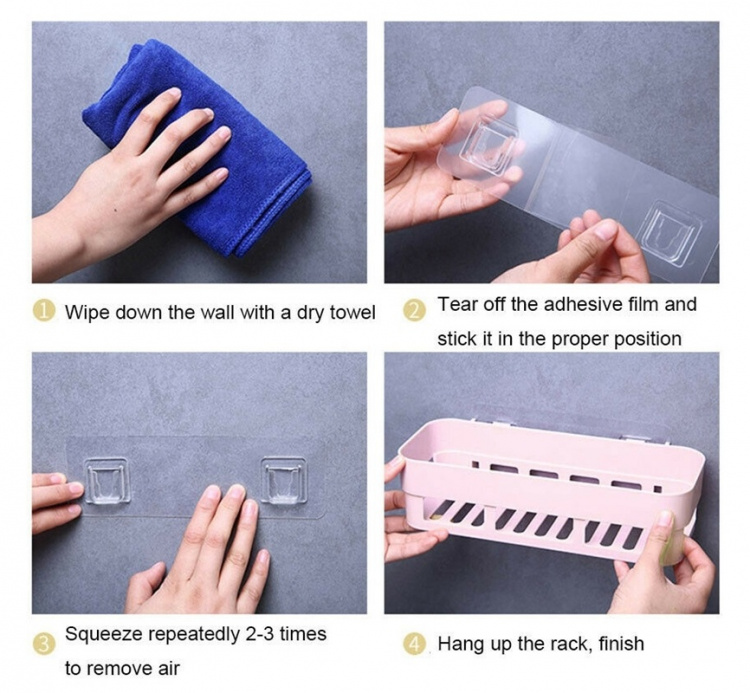 Kylpyhuone/suihkuhylly, sininen