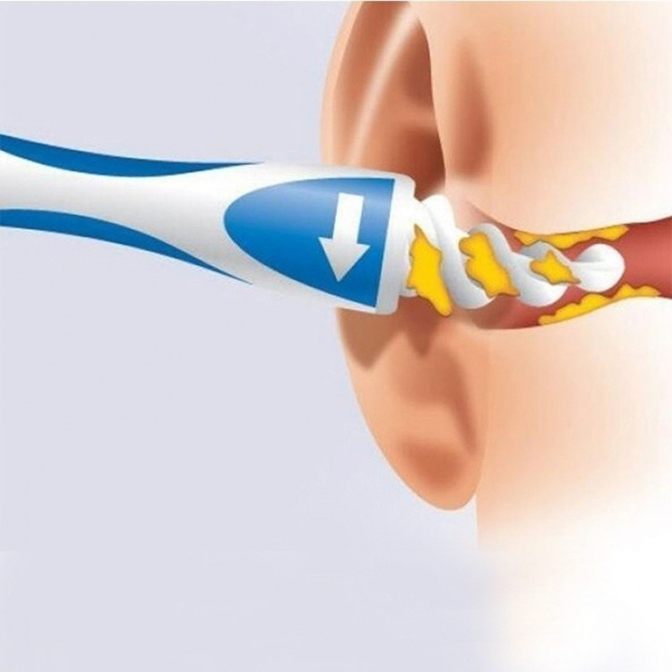 Smooth korvavahanpoistoaine, 16 kpl spiraaleja