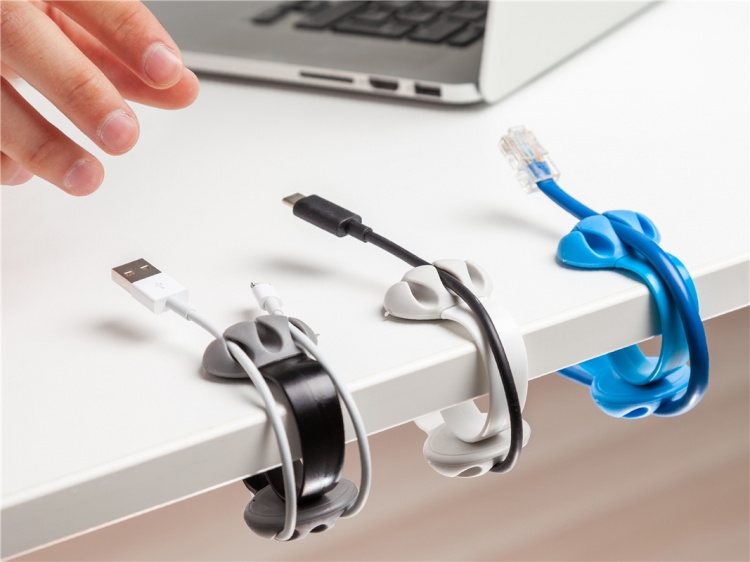 Kaapelipidikkeen pöydän reuna, sininen