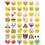 Emoji-tarrat, 19 arkkia ja yli 900 tarraa Emoji-tarrat, 19 arkkia ja yli 900 tarraa
