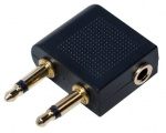 Kuulokeadapteri 3,5 mm lentokoneille
