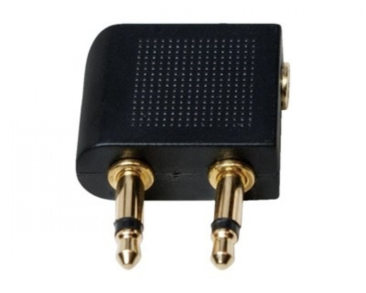 Kuulokeadapteri 3,5 mm lentokoneille