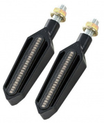 Moottoripyörän vilkkuvalo LED, 2-pack, keltainen valo