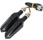 Moottoripyörän vilkkuvalo LED, 2-pack, keltainen valo