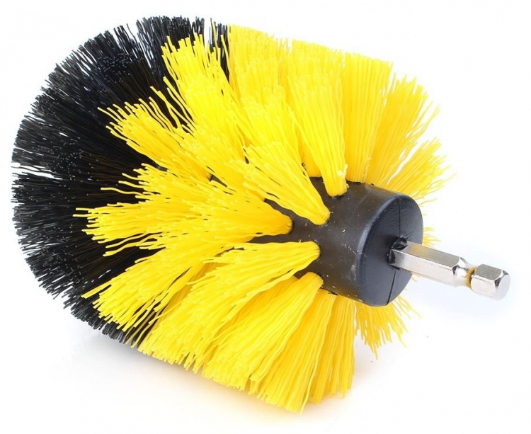 Kolmen kuurausharjan sarja poraa/ruuvimeisseliä varten Kolmen kuurausharjan sarja poraa/ruuvimeisseliä varten