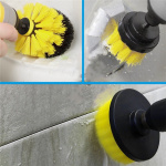 Kolmen kuurausharjan sarja poraa/ruuvimeisseliä varten Kolmen kuurausharjan sarja poraa/ruuvimeisseliä varten