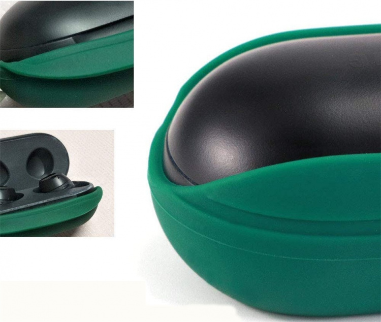 Suojakotelo Samsung Galaxy Buds (2019) -kuulokkeille, vihreä Suojakotelo Samsung Galaxy Buds (2019) -kuulokkeille, vihreä