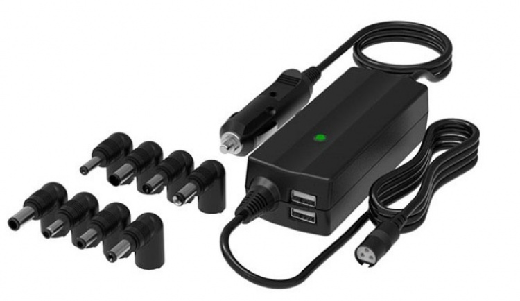 Yleisauton kannettavan tietokoneen laturi, 8 pistoketta Yleisauton kannettavan tietokoneen laturi, 8 pistoketta