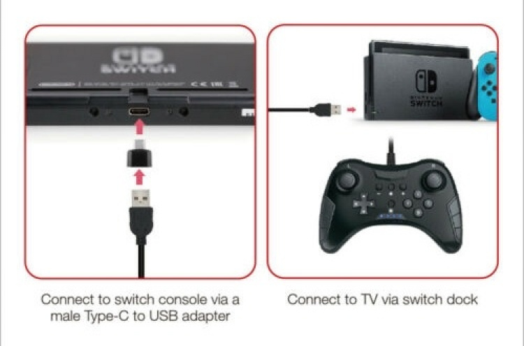 Pro Wired Game Controller Switchille