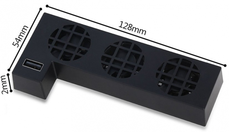 Xbox One X:n ulkoinen tuuletin, musta Xbox One X:n ulkoinen tuuletin, musta