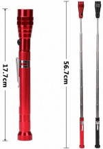 Magneettinen taskulamppu, punainen