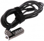 Yleiskäyttöinen tietokonelukko koodilukolla, 1,9m