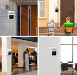 Seinään kiinnitettävä lämpömittari IR-tekniikalla, ihanteellinen toimistoihin Seinään kiinnitettävä lämpömittari IR-tekniikalla, ihanteellinen toimistoihin