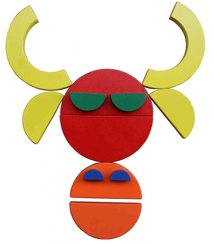 Luova palapeli ympyröillä