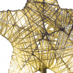 Tähti jalkaan valaistuksella, Joulukoriste, Valkoinen