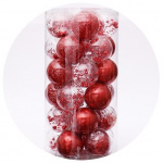 Joulupallot 30kpl, Glitter Red Joulupallot 30kpl, Glitter Red