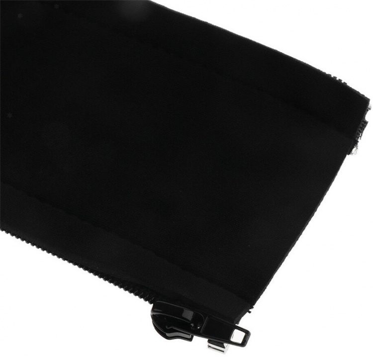 4-pakkaus Kaapelin suojus vetoketjulla, musta 4-pakkaus Kaapelin suojus vetoketjulla, musta