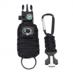 Survival Kit, jossa 12 lisävarustetta - Musta Survival Kit, jossa 12 lisävarustetta - Musta