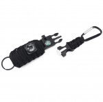 Survival Kit, jossa 12 lisävarustetta - Musta Survival Kit, jossa 12 lisävarustetta - Musta