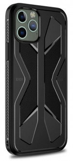 Iskunkestävä puhelinkotelo iPhone 12 mini:lle, Musta