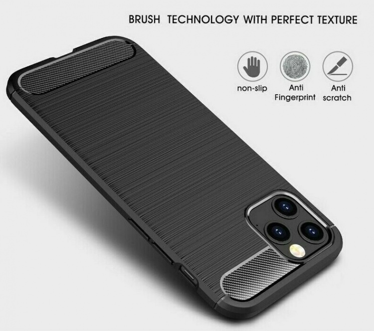 Tyylikäs puhelinkotelo iPhone 12 minille, Musta