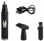 Nenä- ja kasvokarvojen trimmeri, musta