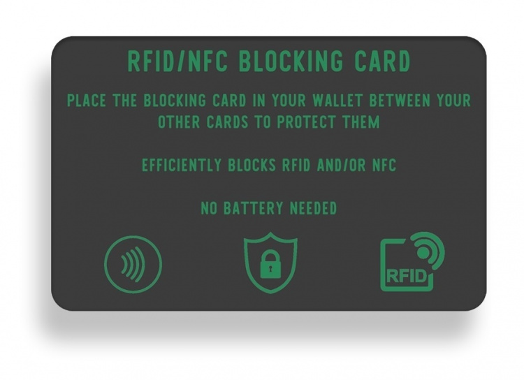 NORDIQZENZ RFID/NFC Blocking Card, Suojaa skimmausta vastaan!