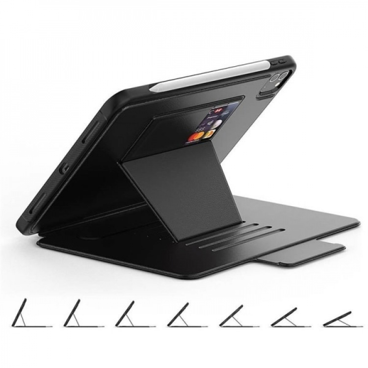 Suojakotelo iPad Air 4 2020:lle kynätelineellä, Musta Suojakotelo iPad Air 4 2020:lle kynätelineellä, Musta