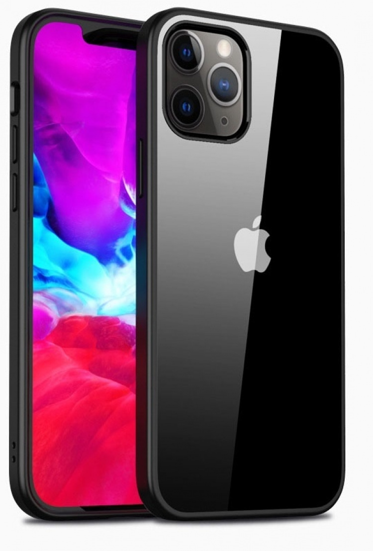 Tyylikäs puhelinkotelo iPhone 12 minille, Musta Tyylikäs puhelinkotelo iPhone 12 minille, Musta