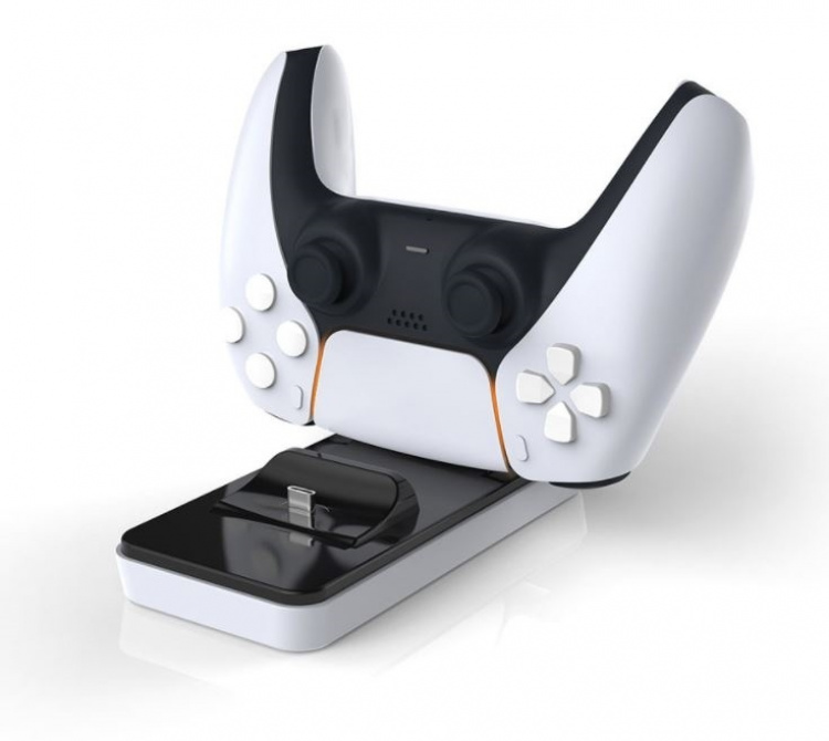 Dobe-tuplalatausasema kahdelle PS5 DualSense -ohjaimelle Dobe-tuplalatausasema kahdelle PS5 DualSense -ohjaimelle