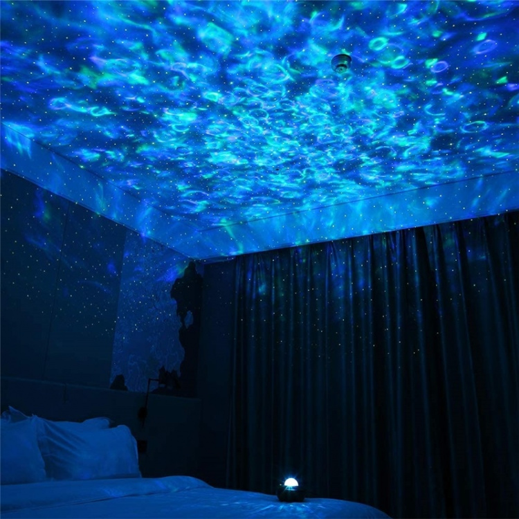 Galaxy-lamppu, tähtiprojektori, jossa on Bluetooth-kaiutin