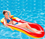 Kelluva sänky, punainen