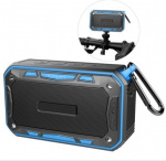 Vedenkestävä kaiutin, jossa on karabiini ja pyöräkiinnike Vedenkestävä kaiutin, jossa on karabiini ja pyöräkiinnike