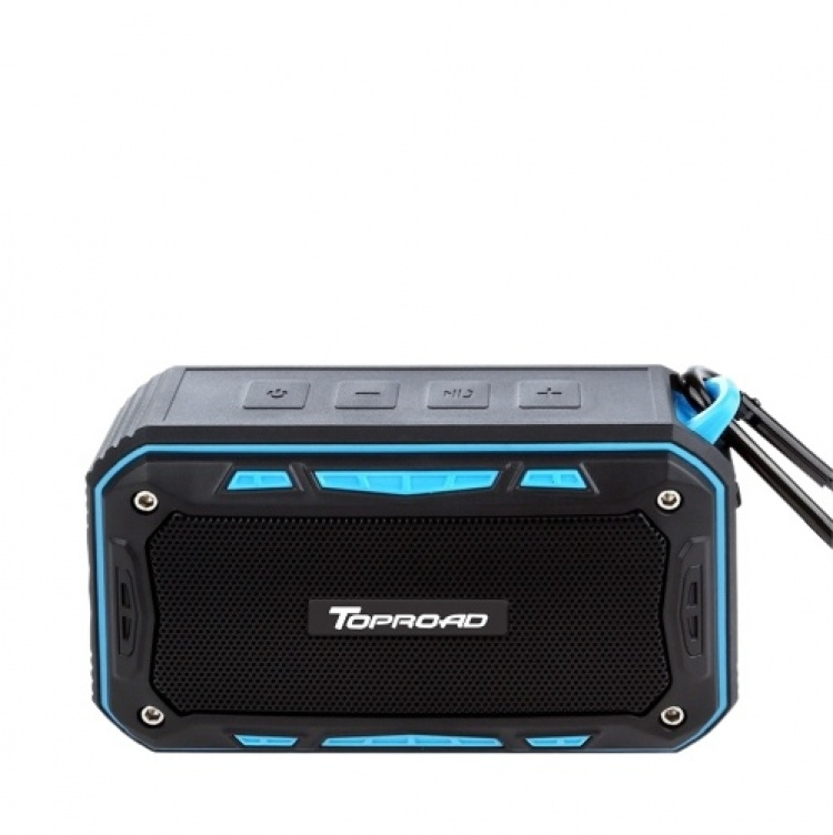 Vedenkestävä kaiutin, jossa on karabiini ja pyöräkiinnike Vedenkestävä kaiutin, jossa on karabiini ja pyöräkiinnike